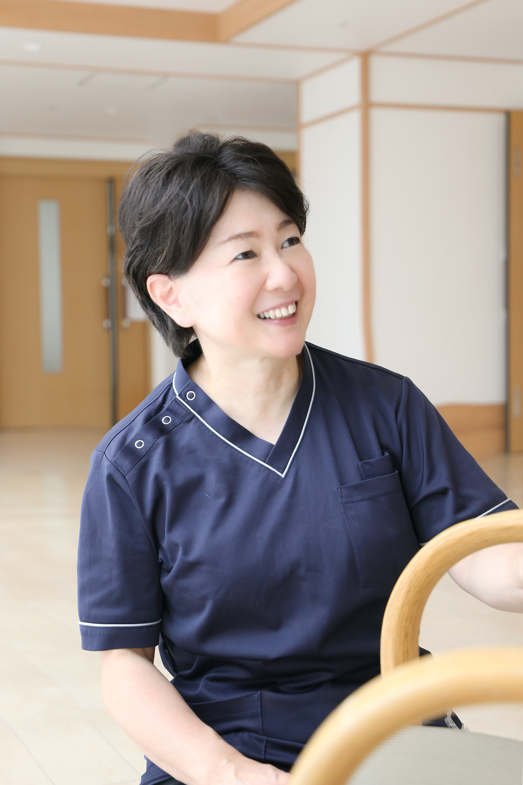看護職員岡谷さんの写真